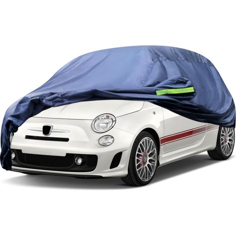 Autoabdeckplane 10 Schichten Staubdicht Wasserdicht für Fiat 500F 2007-2022 mit Tasche (1/5)