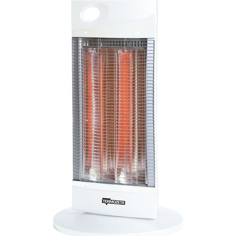 Termozeta TZR11 Stufa a Carbonio Oscillante 2 Potenze 450W 900W Maniglia Integrata Protezione Antiribaltamento colore Bianco (1/2)