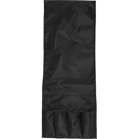 Canapé bras de fauteuil multifonction avec poche de rangement pour télécommandes, noir, organiseur de salon (1/3)