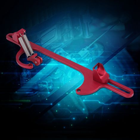Support de câble d'accélérateur en aluminium pour carburateur Holley 4150/4160, rouge, fixation carburateur, kit câble papillon (1/5)