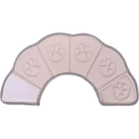 Collier conique pour chien avec motif empreinte de patte, en EVA, pour la post-opératoire, pour chiens et chats de petite, moyenne et grande taille, n° 25 (1/5)