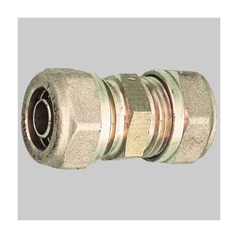 RACCORDO DIRITTO DOPPIO PER TUBO COBRAPEX  15 x 15 S. 2,5     TIEMME