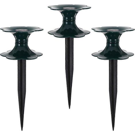 Lot de 3 piquets de guidage en PVC pour tuyau d'arrosage, résistants à l'usure, pour la protection des plantes, faciles à installer pour l'irrigation et le jardinage. (1/5)