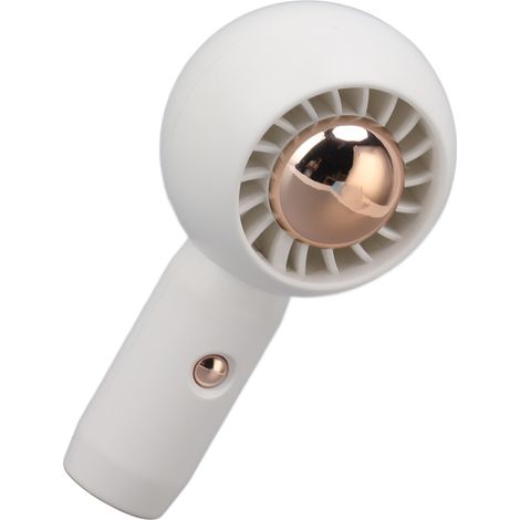 Mini-Tragventilator, leise und per USB aufladbar, für Damen und Herren, ideal für den Innen- und Außenbereich (weiß). (1/5)