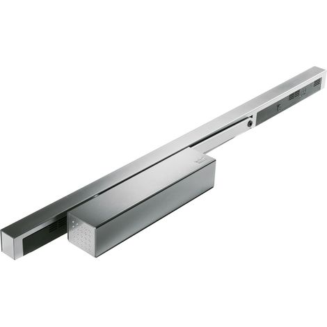 Türschließer  TS 93B EMR  Größe EN 2-5 , 1 Flügel  mit Gleitschiene und Feststellung inkl. Rauchmelder, silber