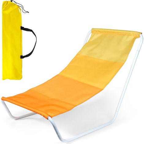 Sedia a sdraio da spiaggia, da giardino, da campeggio, pieghevole, portatile (1/5)
