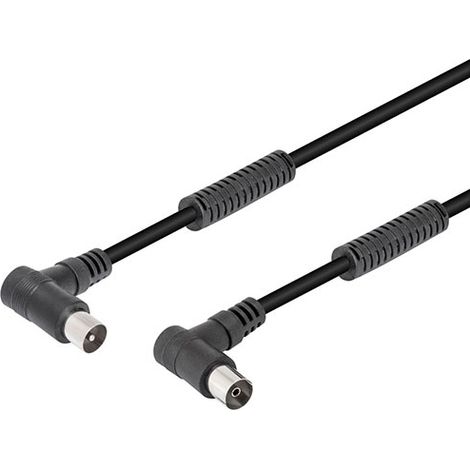 CONEXION ANT NEGRO M-H CODO 2.5M FERRITA