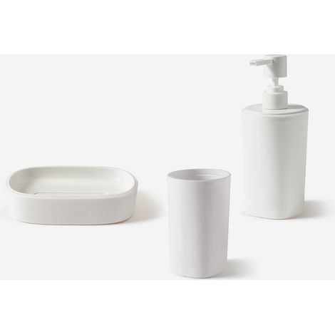 Set accessori bagno 3 pezzi in polipropilene Vox (1/5)