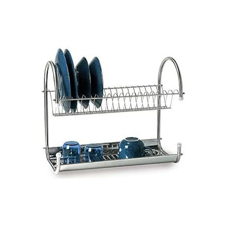 DROP GOCCIA INOX 50 - SCOLAPIATTI DA APPOGGIO 50CM IN ACCIAIO INOX