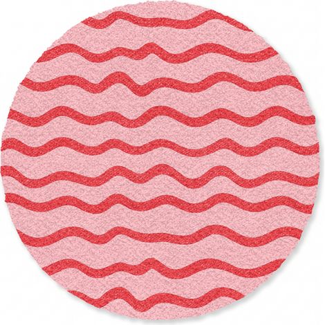 ALFOMBRA Juguetón - Patrón - Rojo 120x120 cm (1/5)