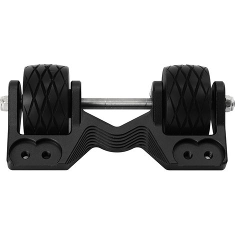 Barre anti-cabrage réglable en alliage d'aluminium pour voiture RC Traxxas MAXX 1/10 (noire) (1/5)