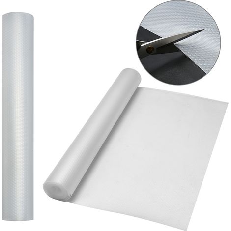 Wolketon Schubladenmatte,Antirutschmatte,Schrankmatte,Zuschneidbar,EVA,Einlegeböden,Regale Schränke,wasserdicht, transparent