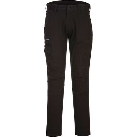 Pantalón de trabajo bolsillos multi-función para invierno color negro PORTWEST KX312 33 pulgadas Negro