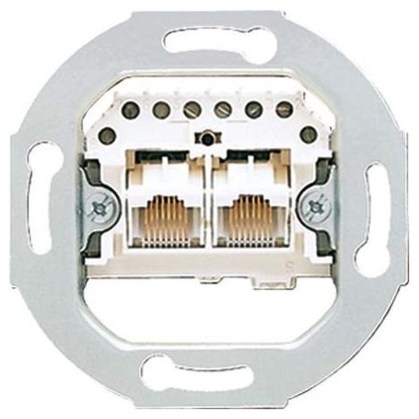 Jung UAE 2X8 UPO Presa RJ45 grigia 2 porte