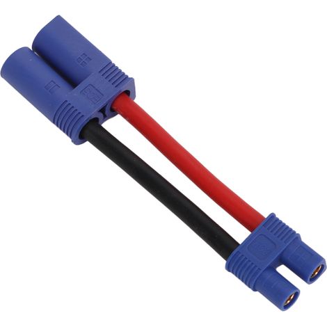 Câble adaptateur femelle EC3 vers EC5, d'environ 8,5 cm de long, de calibre 12 AWG, en silicone souple et résistant à la corrosion, robuste et durable. (1/5)