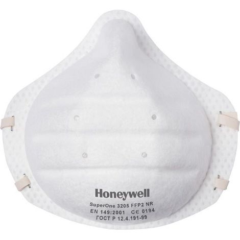 MASCARILLA SIN VÁLVULA DE EXHALACIÓN SUPERONE 3205 FFP2 NR HONEYWELL 1013205