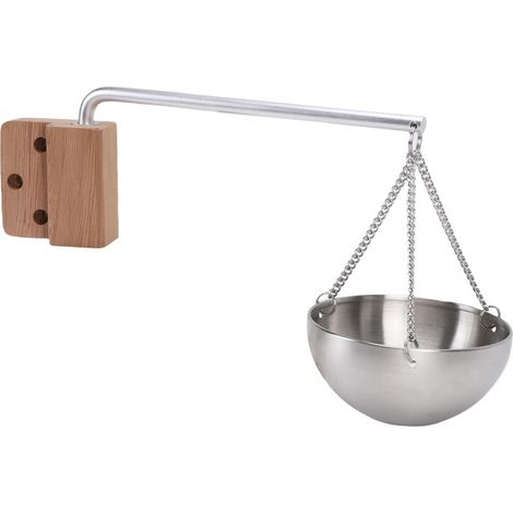 Bol d'aromathérapie pour Sauna en Acier Inoxydable, diffuseur de Parfum d'huile Essentielle, Porte-gobelet d'huile de Sauna pour Sauna, Spa, hammam (1/5)
