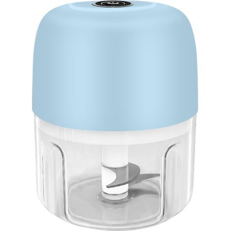 Petit Hachoir Électrique Alimentaire Sans Fil Rechargeable, Mini Robot de Cuisine, Portable Hachoir Broyeur Ail légumes viande (1/5)