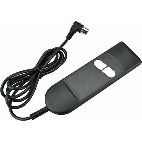 Comando manuale per sedia a rotelle reclinabile elettrica – 2 pulsanti rotondi a 5 pin – Lunghezza del cavo sufficiente – Compatibile con poltrone elevabili (1/5)