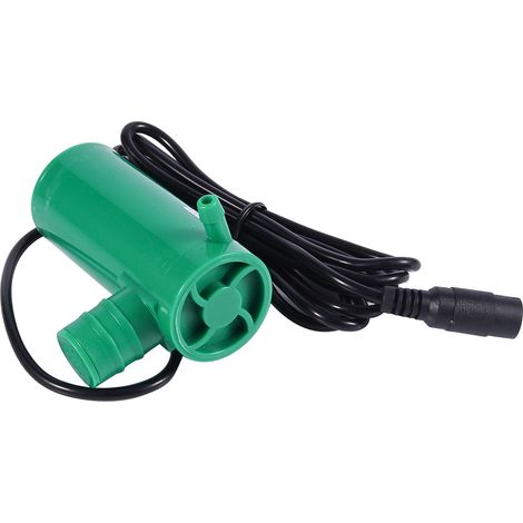 Pompe à eau submersible amphibie 12 V CC, hauteur max. 9 m, débit 500 l/h, pour arrosage de bassins et de terres.
