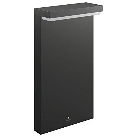 Philips Bustan borne luminosa exterior antracita 22x9x40 cm