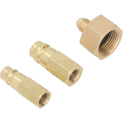 Adaptateur de conversion AC pour climatiseur R134A : pièces détachées, raccords haut et bas.