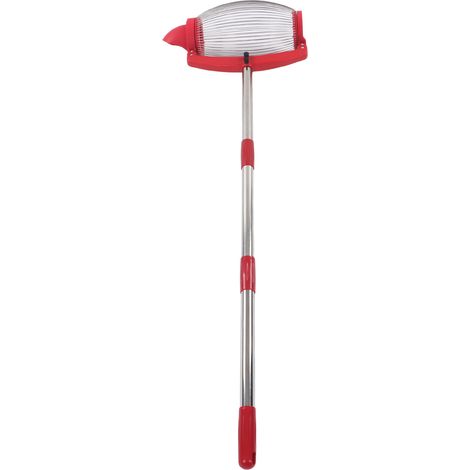 Cueille-noix réglable à long manche, ramasseur à rouleaux pour noix de pécan, noix et châtaignes, inclinable latéralement, facilitant le travail (1/5)