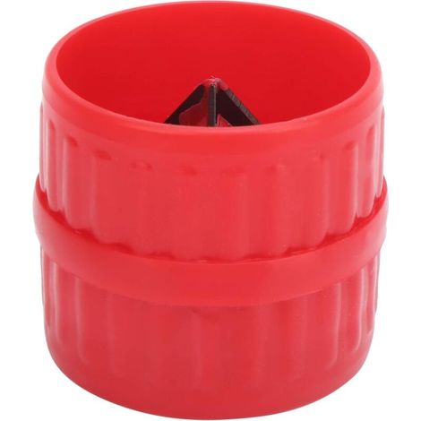 Outil d'ébavurage d'alésage de chanfreinage de tuyau de tube 2PCS pour tuyaux en cuivre/laiton/aluminium 5-38mm, tuyau de tube interne et externe de grattoir (1/5)