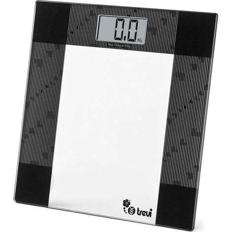 bilancia pesapersone digitale con vetro temperato - 150 kg.