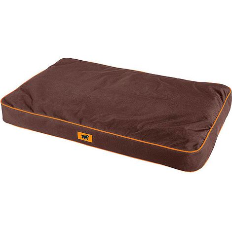 Ferplast POLO Materassino con imbottitura estraibile. In vari colori e misure.. Variante 80 - Misure: 80 x 50 x h 8 cm - Marrone