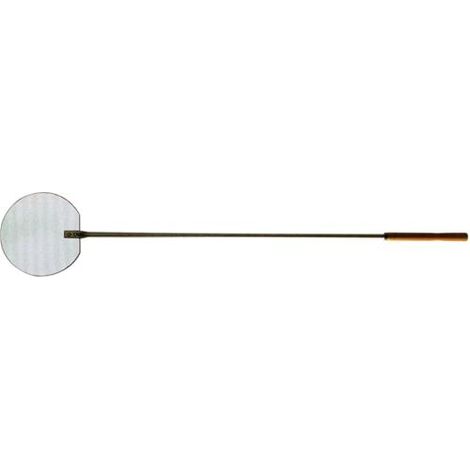 Pala inox per forno pizza tonda con manico in alluminio diametro pala : 30 cm (1/2)