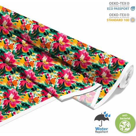 TESSUTI DECORATIVI PER ESTERNI OXFORD - Fiori - DX2471 (1/5)