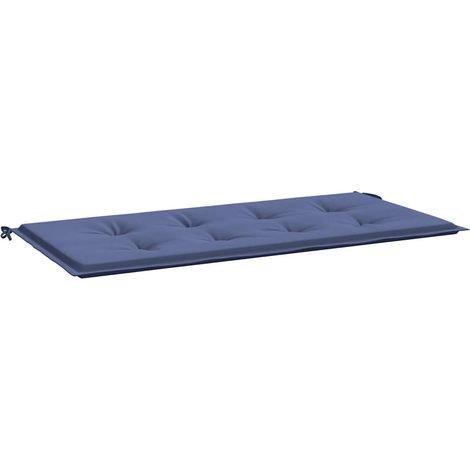 Cuscino Panca da Giardino Blu Marino 100x50x4 cm Tessuto Oxford vidaXL