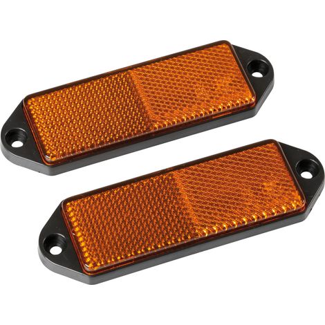 Catarifrangenti rettangolari - 90x35 mm - Arancio (1/3)