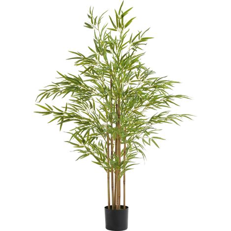 Bambou artificiel à l'aspect naturel très volumineux hauteur 150cm