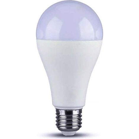 Lampada Led E27 A65 15W 1350lm Bulbo Sfera SKU-4453, Disponibili 2700K 4000K 6400K  (Bianco Freddo 6500K)