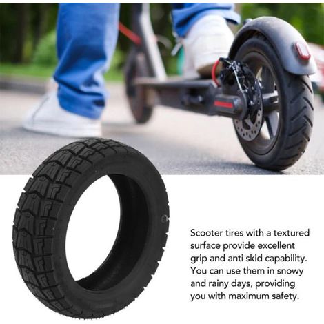 Pneu à scooter électrique 10x2.75-6.5 Pneus en caoutchouc de scooter électrique Strong Grip empêcher le sport trottinette (1/4)