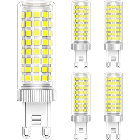 Ampoule LED G9 12W 6000K Blanc Froid, Lot 5 (1/5)