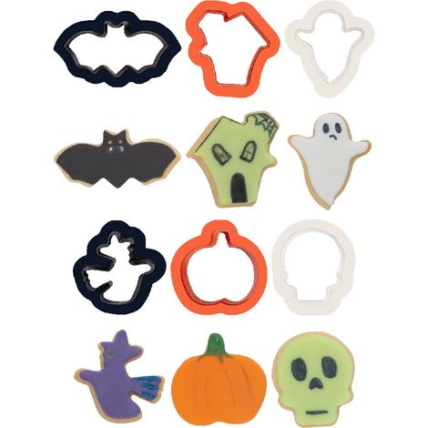 Halloween Mini-Ausstechformen, 6 Stück (1/3)