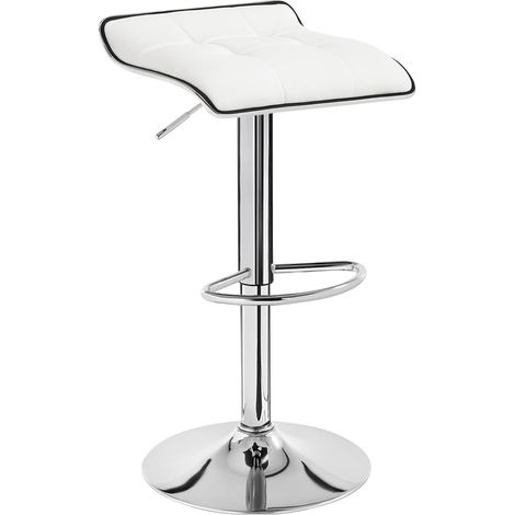 WOLTU Set di 1 Sgabelli da Bar in PU Bianco (1/5)