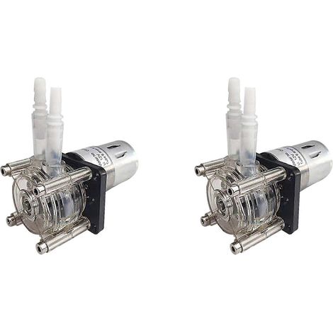 Pompe péristaltique G928, débit de 2 x 500 ml/min = 5 m, facile à installer, pompe péristaltique, pompe doseuse, pompe à vide, type plat, 12 volts. (1/5)
