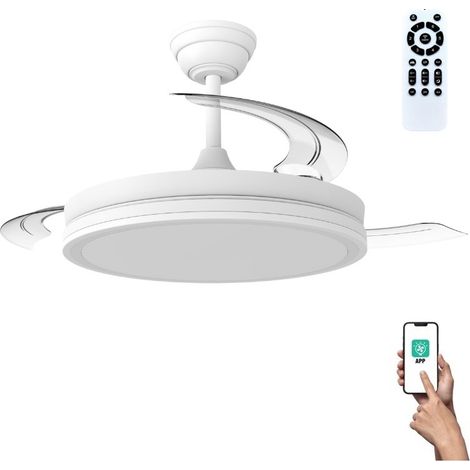 Ventilador LED aspas retráctiles Astra Evo CCT Dim (60W) (1/5)
