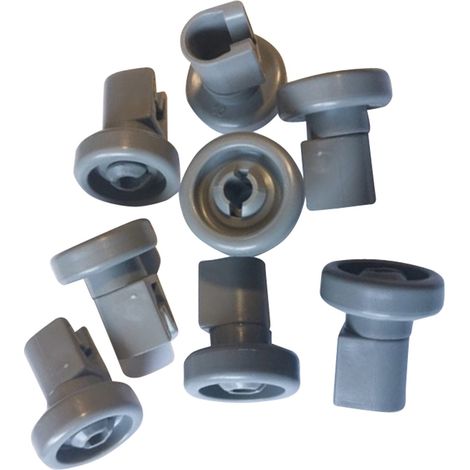 Lot de 8 roulette panier sup