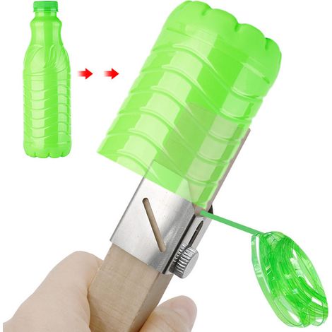 Outil de coupe de bouteilles en plastique portable et écologique pour la décoration de la maison et du jardin. Kit de découpe à faire soi-même. (1/5)