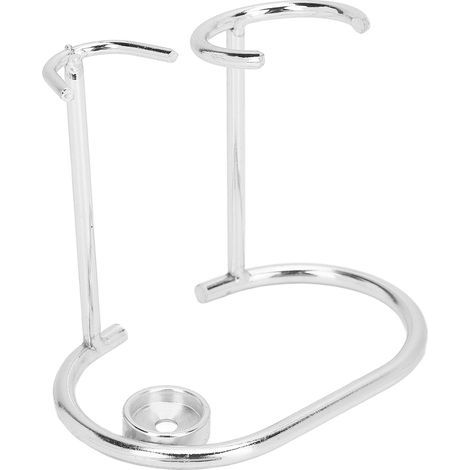 Support de Rasoir en Acier Inoxydable, Porte-Brosse Antirouille Moderne et Durable pour Salle de Bain, Design Argenté Portable (1/5)