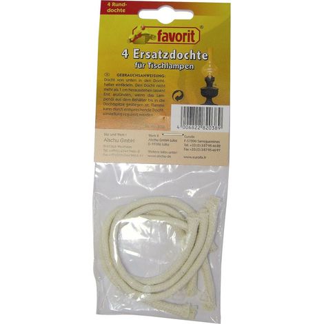 Favorit Ersatzdocht für Bambusfackel 4er Pack, rund