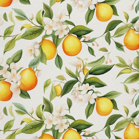 Tela decorativa para exteriores Oxford - Frutas cítricas - DX3022 (1/5)