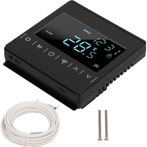 Thermostat intelligent MH1823 avec Wi-Fi, Bluetooth, écran LCD, application et commande vocale. Contrôleur de température AC 85V-250V. (1/5)