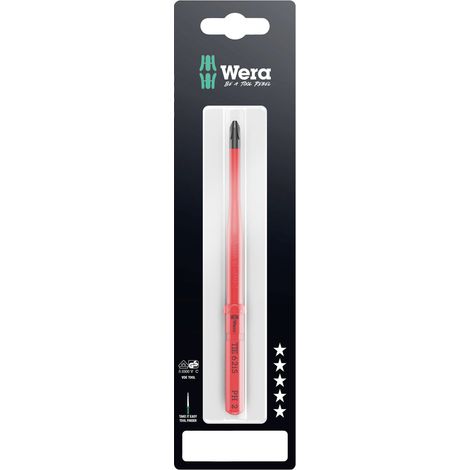 Wera Kraftform Kompakt VDE 62 iS PH 2 x 157 mm TIE SB Elektriker Kreuz Wechselklinge  PH 1