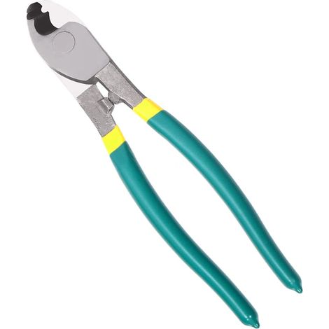 Coupe-câble de 15.2 cm à effet de levier élevé, coupe-câble en acier inoxydable robuste pour aluminium, cuivre, câble de communication, câble de frein de vélo et outils industriels (20.3 cm) (1/5)